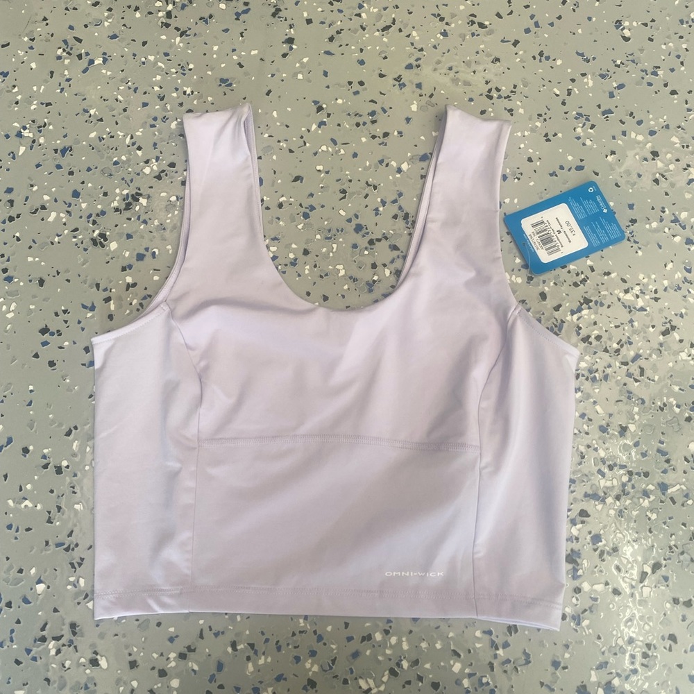 NEW Columbia Boundless Trek Tank Cropped Purple NWT‎ Bra Women’s